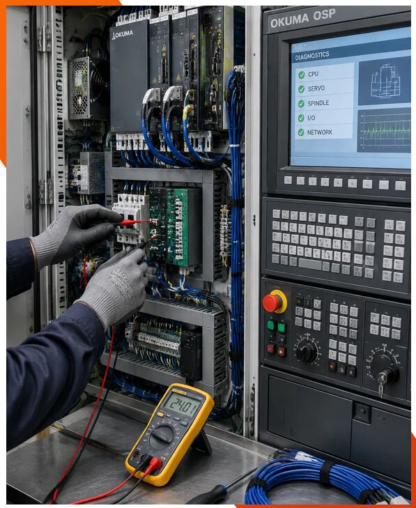 Ремонт систем ЧПУ Okuma OSP в Темрюке